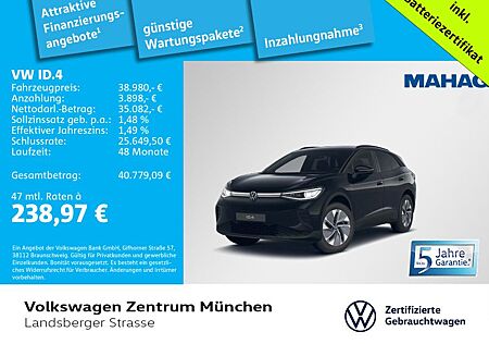 VW ID.4 Volkswagen Pro 210kW WärmePu NaviPro IQ.LIGHT ACC DAB+