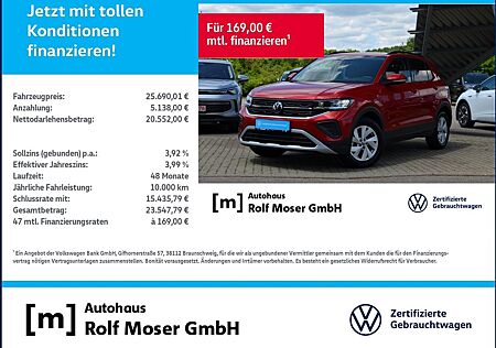 VW T-Cross Volkswagen PA Life 1.0 TSI 85kW DSG #ACC