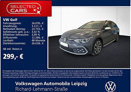 VW Golf Volkswagen VIII Alltrack 2.0 TDI SCR 4Motion DSG *IQ.L