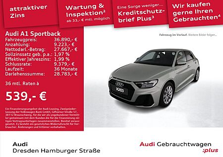 Audi A1 Sportback 25 TFSI S line LED Navi S tronic