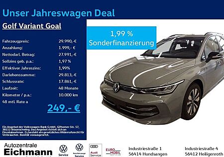 VW Golf Volkswagen VIII Var. Goal 1.5 eTSI+DSG+LED+NAVI+AHK+AC