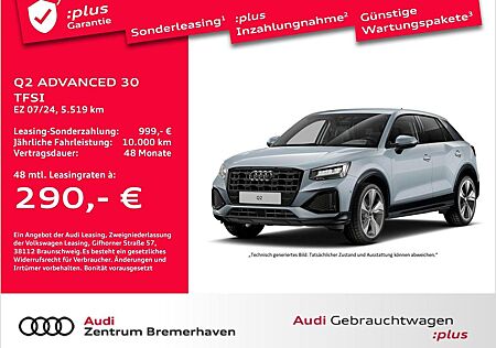 Audi Q2 ADVANCED 30 TFSI KAMERA NAVI AHK LM19 SITZH.