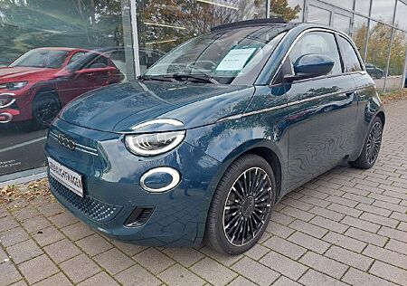 Fiat 500E Cabrio La Prima Ozean Top gepflegt LED Navi