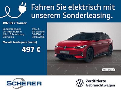 Volkswagen ID.7 Tourer GTX 4MOTION 86 kWh | 20" in Schwarz