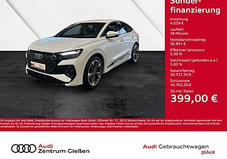 Audi Q4 e-tron Q4 Sportback 40 e-tron S line Black MMI Navi Plu