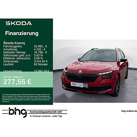 Skoda Kamiq leasen