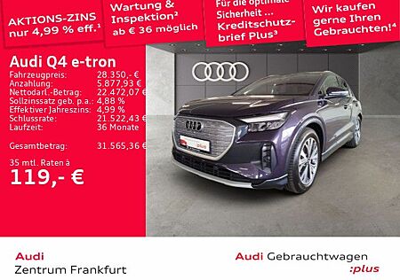 Audi Q4 e-tron advanced LED Navi Tempomat Sonos DAB P