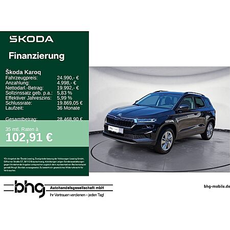 Skoda Karoq leasen