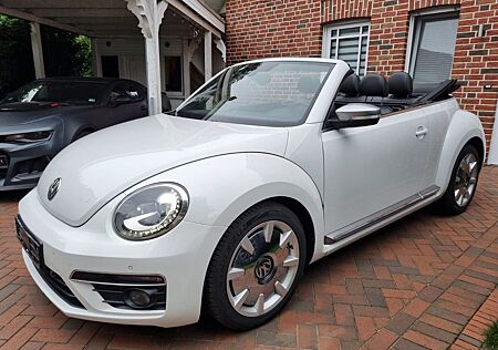 VW Beetle Volkswagen 2.0 TDI Cabrio+DSG+R-Line+Xenon+Leder+Key