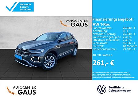 VW T-Roc Volkswagen Style 1.5 TSI LED*Navi*ACC*Klima
