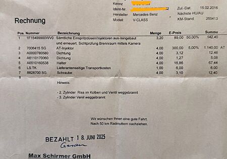 Mercedes-Benz V 250 d AVANTGARDE EDITION lang AVANTGARDE E...