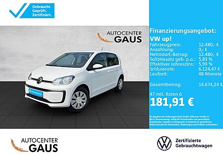 VW Up Volkswagen ! 1.0 l 48 kW (65 PS) 5-Gang