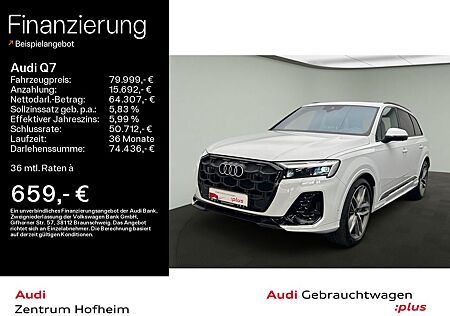 Audi Q7 55 TFSIe qu S line tip*B&O*HUD*Pano*Matrix*Vi