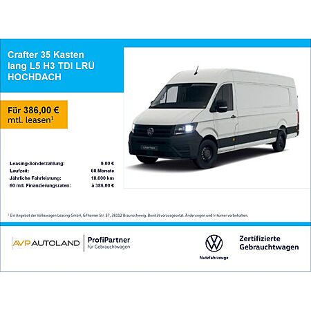 VW Crafter leasen