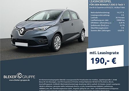 Renault ZOE E-Tech 1 R135 Experience R135/Z.E. 50 (