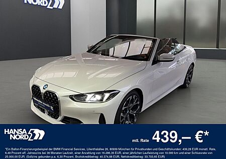 BMW 420i Cabrio LED NAVI LEDER MEMORY 360° USB 19"