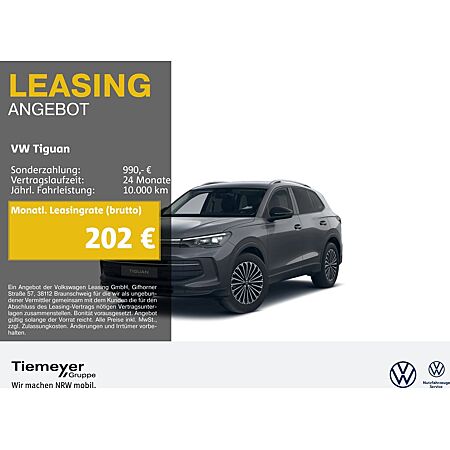VW Tiguan leasen