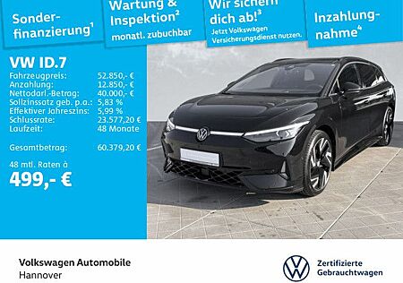 VW ID.7 Volkswagen Tourer GTX 4M Navi AHK Pano LED Kamera HuD