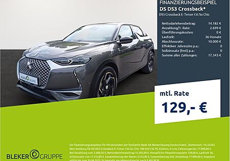DS Automobiles DS3 Crossback E-Tense 135 So Chic