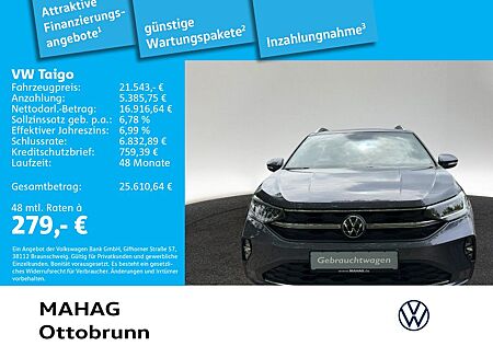 VW Taigo Volkswagen 1.0 TSI STYLE Navi IQ.Light Alu17AberdeenB