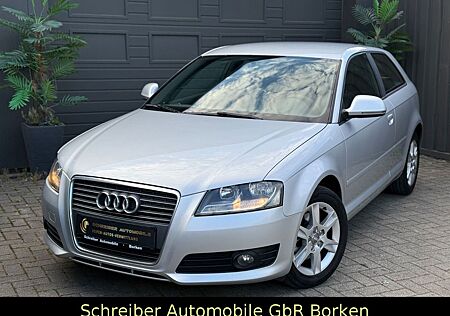 Audi A3 2.0 TDI SCHECKHEFT TEMPOMAT DUNKLES DACH SHZ