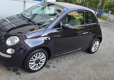 Fiat 500C (Cabrio) 1.2 8V Lounge in Lila/Violett
