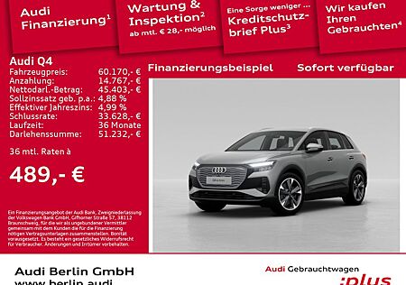 Audi Q4 e-tron Q4 45 e-tron quattro 210 kW