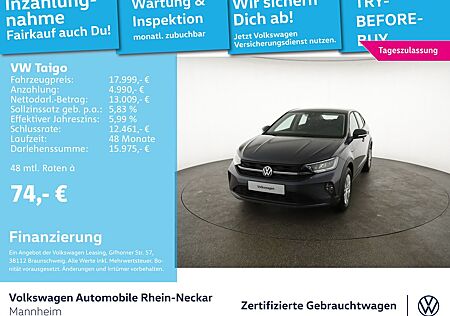 VW Taigo Volkswagen 1.0 TSI LED PDC App-Connect Lane Assist uv