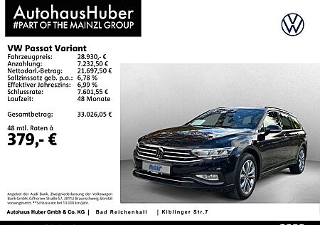 VW Passat Variant Volkswagen 1.5 TSI DSG Business Pano SHZ Kam