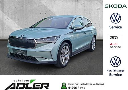 Skoda Enyaq 80 Lounge AHK Navi LED Wärmepumpe El. Heck
