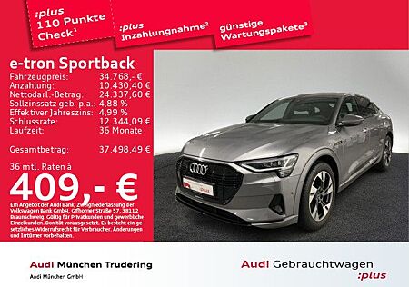 Audi e-tron Sportback advanced 55 quattro 300 kW