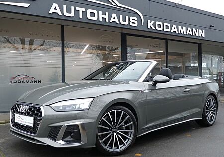 Audi A5 Cabriolet 40 TFSI S-Line*CAM*Chronosgrau*19"