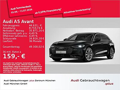 Audi A5 Avant TFSI qu. S tronic AHK/ACC/Kamera/Leder