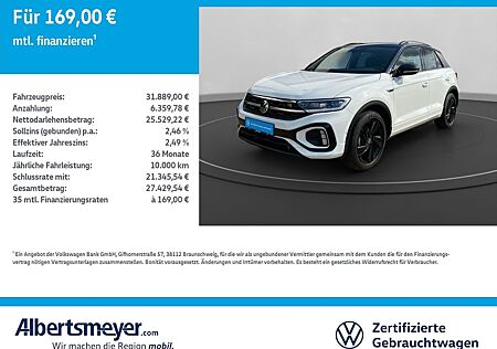 VW T-Roc Volkswagen 1.5 TSI R-Line +LED+NAVI+BLACK+LM+AHK+ZV++