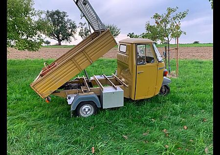 Piaggio APE P 601 Kipper Original sehr selten