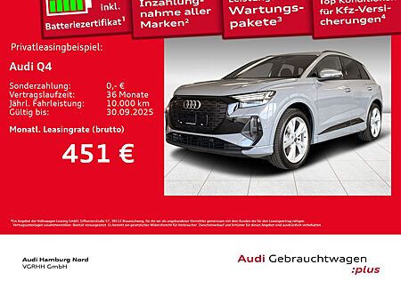 Audi Q4 e-tron Q4 45 e-tron quattro S line Navi Matrix Wärmep.