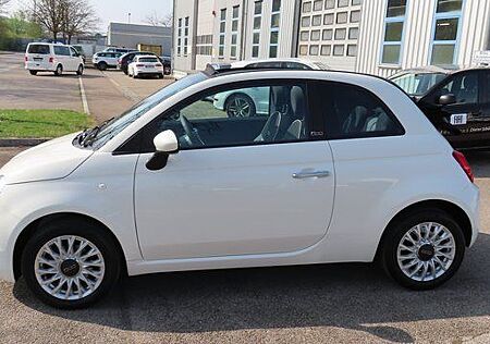 Fiat 500 Cabrio Lounge Hybrid 70 PS Weiss-Schwarz