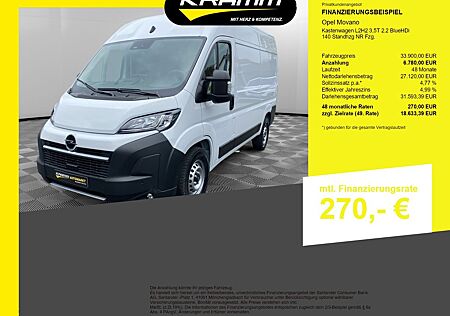 Opel Movano Kastenwagen L2H2 3,5T 2.2 BlueHDi 140 Sta