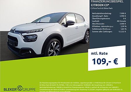 Citroën C3 PureTech 83 Shine Pack