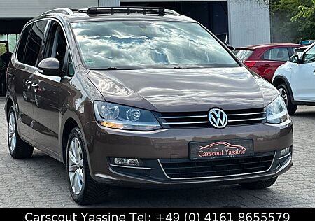 VW Sharan Volkswagen Highline BMT/7-Sitzer/Panorama/Leder/