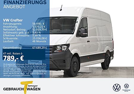 VW Crafter Volkswagen Kasten 35 MJ 2025 HD GJR RFK Klima