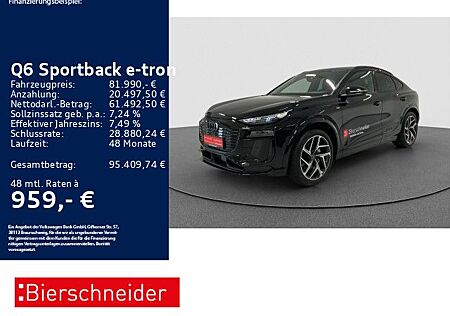 Audi Q6 e-tron gebraucht kaufen Audi Q6 e-tron Q6 Sportback e-tron performance 2x S line 21 AHK