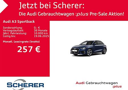 Audi A3 Sportback S line/30 TFSI/ S tronic/Navi