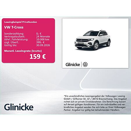 VW T-Cross leasen