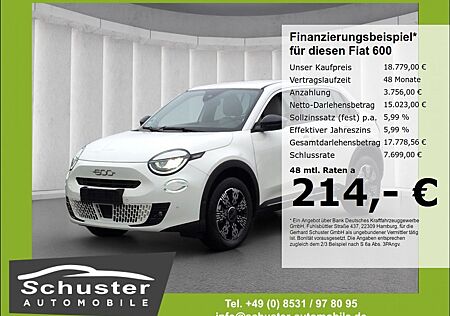 Fiat 600 Style 1.2M-Hyb*DCT LED R-Kam Tempom SHZ 17*