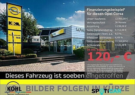Opel Corsa F Edition 1.2 EU6d Start/Stop Klima Tempo