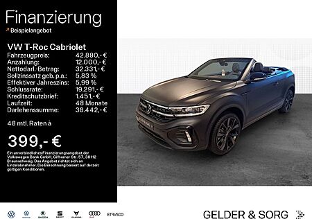 VW T-Roc Volkswagen Cabriolet R-Line 1.5 l TSI*AHK*ACC*BLACKPL
