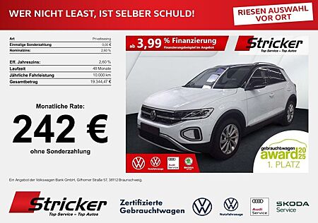 VW T-Roc Volkswagen Style 1.5TSI DSG 242,-ohne Anzahlung AHK N