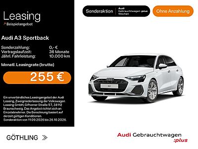 Audi A3 Sportback S line TFSI S tronic *HUD*SONOS*Nav