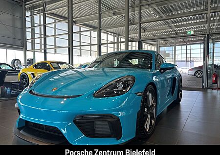 Porsche Cayman 718 GT4 Miamiblau Sportabgasanlage BOSE